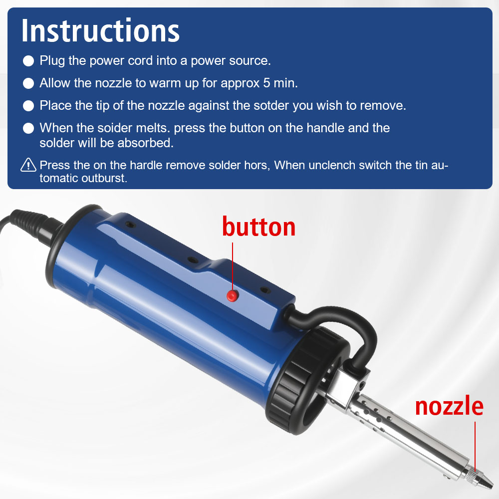 Entfernen Sie die Pumpe mit 3- – Desoldering Pump Electric Vacuum Station Bewertung und Preis